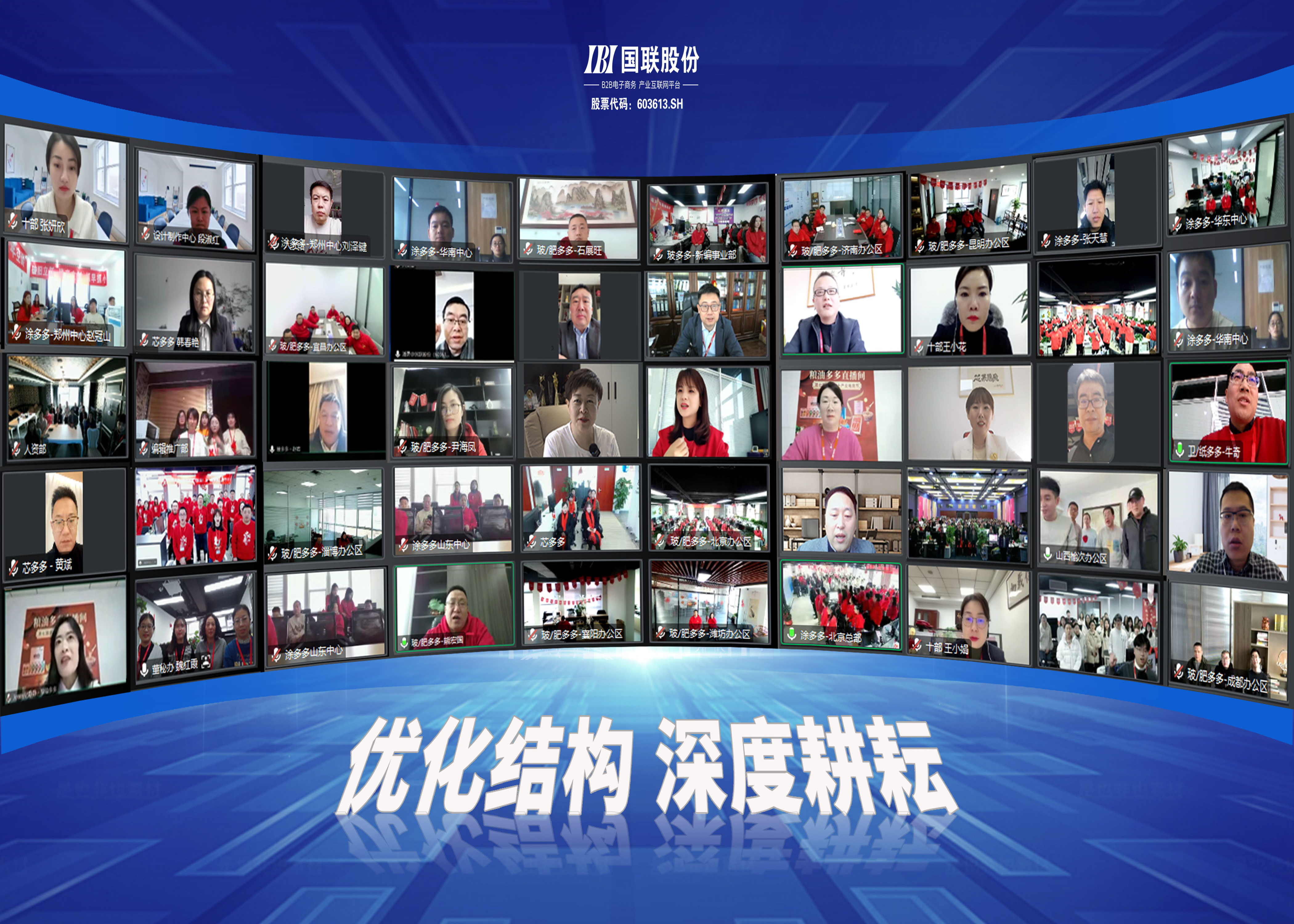 优化结构，深度耕耘&mdash;&mdash;2023年国联股份癸卯开年大会线上召开