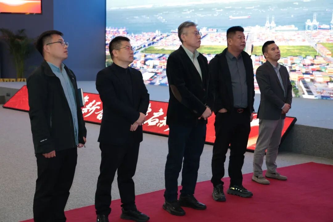 中国林产工业协会会长周鸿升一行到访国联股份